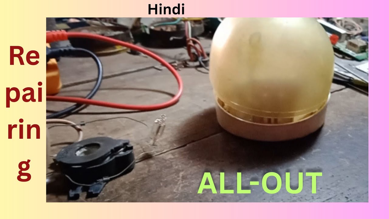 ALL-OUT mosquito killer machine repairing
