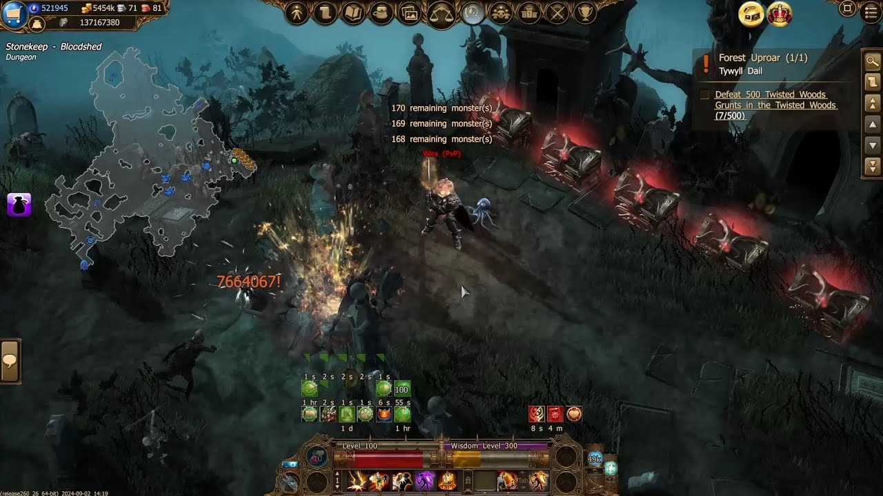Drakensang - Stonekeep 5 chest solo DK/WAR
