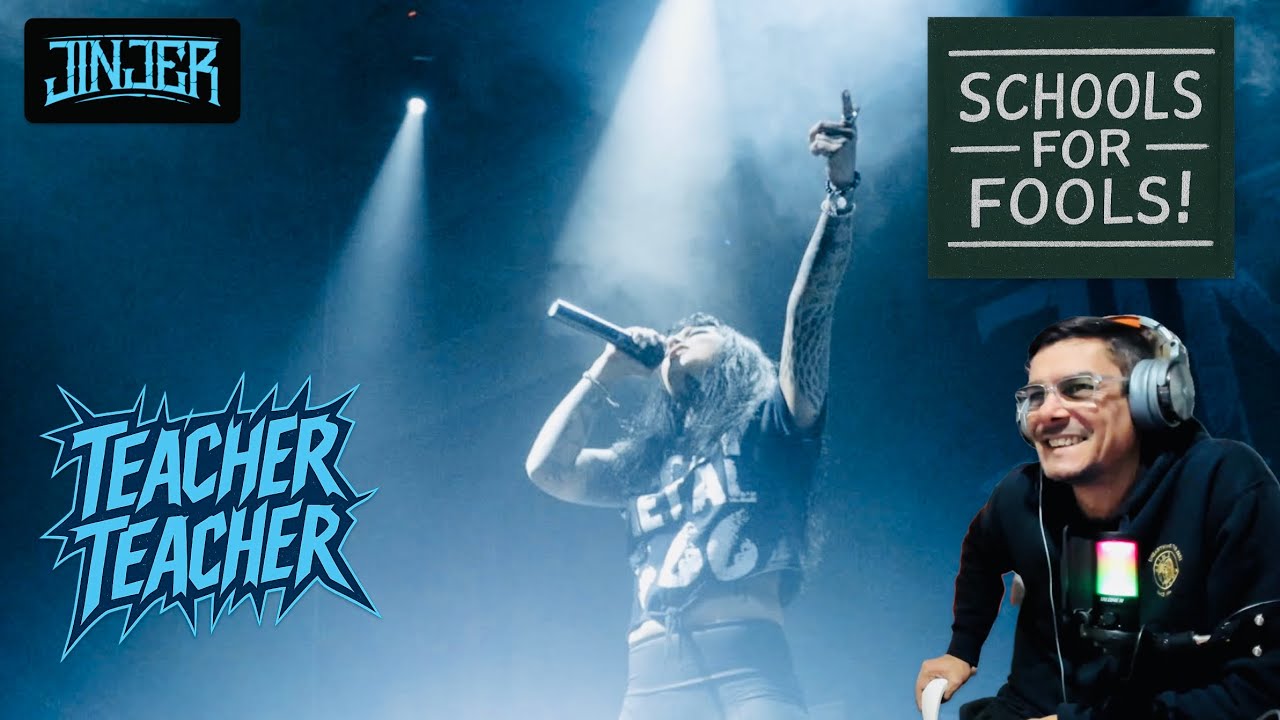 JINJER — ПЕРВОЕ СЛУШАНИЕ — УЧИТЕЛЬ, УЧИТЕЛЬ — ОФИЦИАЛЬНОЕ ВИДЕО (БЕЗ ВЕРСИИ) | РЕАКЦИЯ БРИТАНСКОГ...