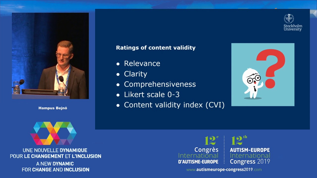 H. Bejnö- Cross-Cultural Content Validity of the Autism Program Environment Rating Scale in Sweden