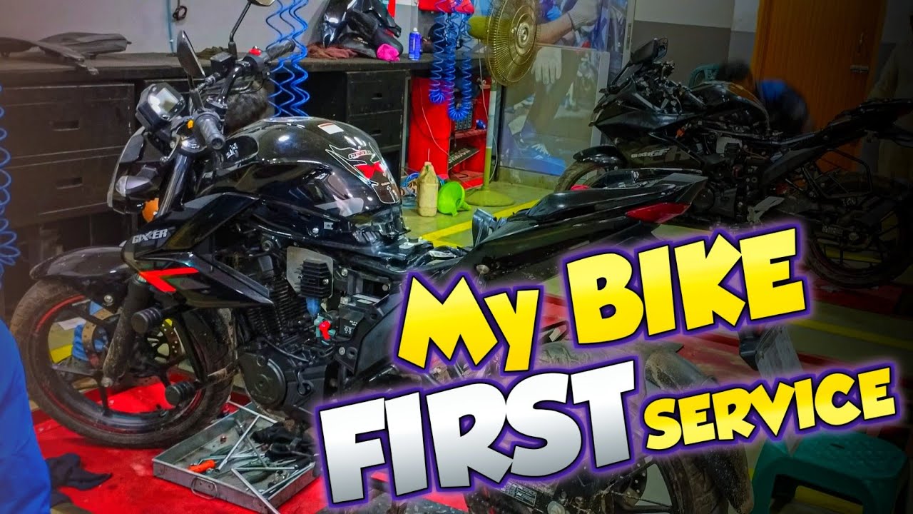 How to First Service a Motorcycle || Suzuki Gixxer FI Abs