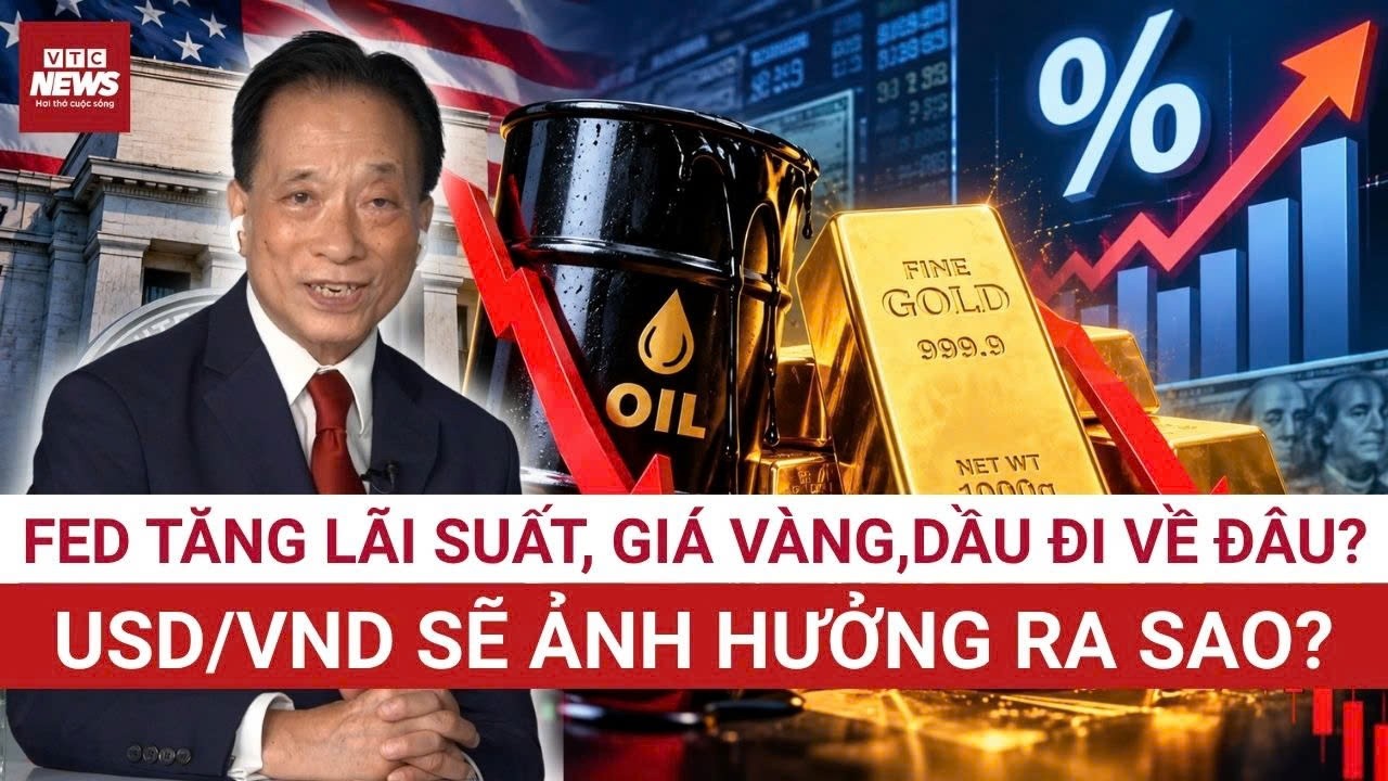 TS Nguyễn Tr&iacute; Hiếu: FED TĂNG L&Atilde;I SUẤT, V&Agrave;NG, DẦU ,USD/VND sẽ t&aacute;c động ra sao? | VTC News