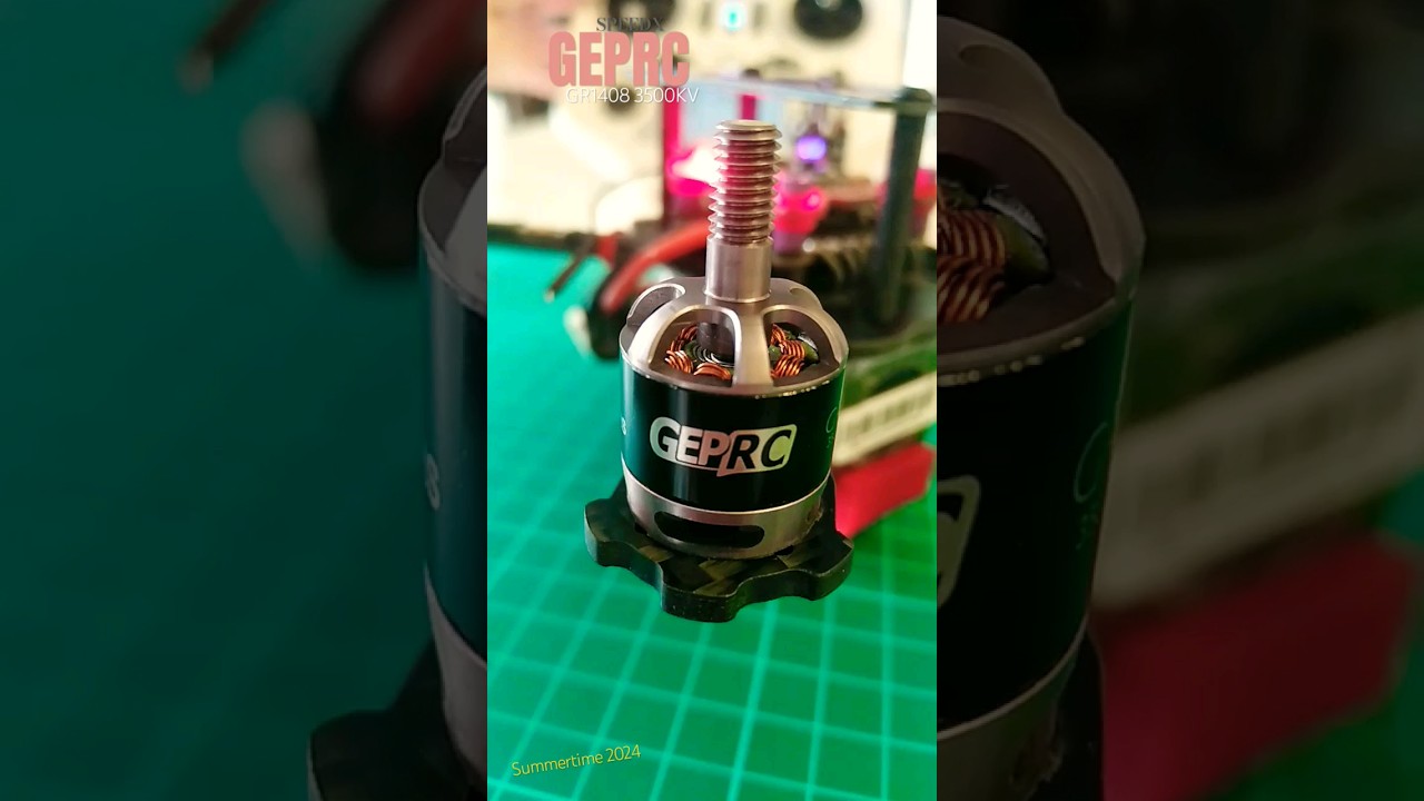 GEPRC SPEEDX GR1408 3500KV FPV MOTOR TEST