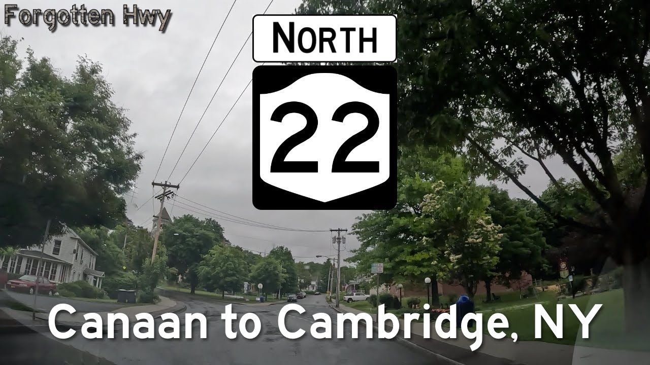 NY 22 North - I-90 Throughway Berkshire Connector to Cambridge Through The Taconic Mountains