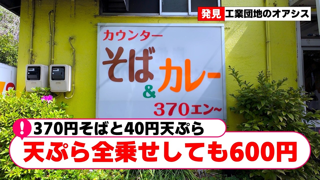 【厚木市】これぞ工業団地オアシス。全乗せしても600円の天ぷらと370円の激安そば「中津カウンターそば」【厚木グルメ】【厚木ランチ】