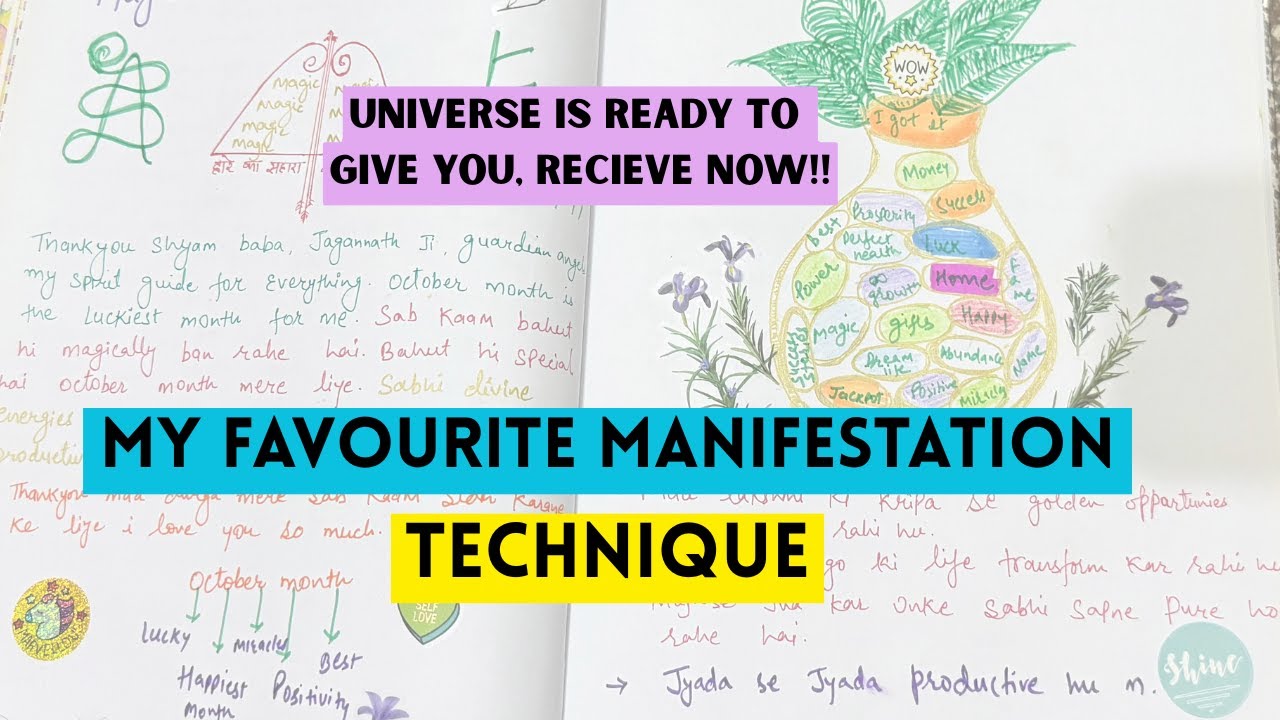 MY FAVOURITE MANIFESTATION TECHNIQUE || October Month Declaration 