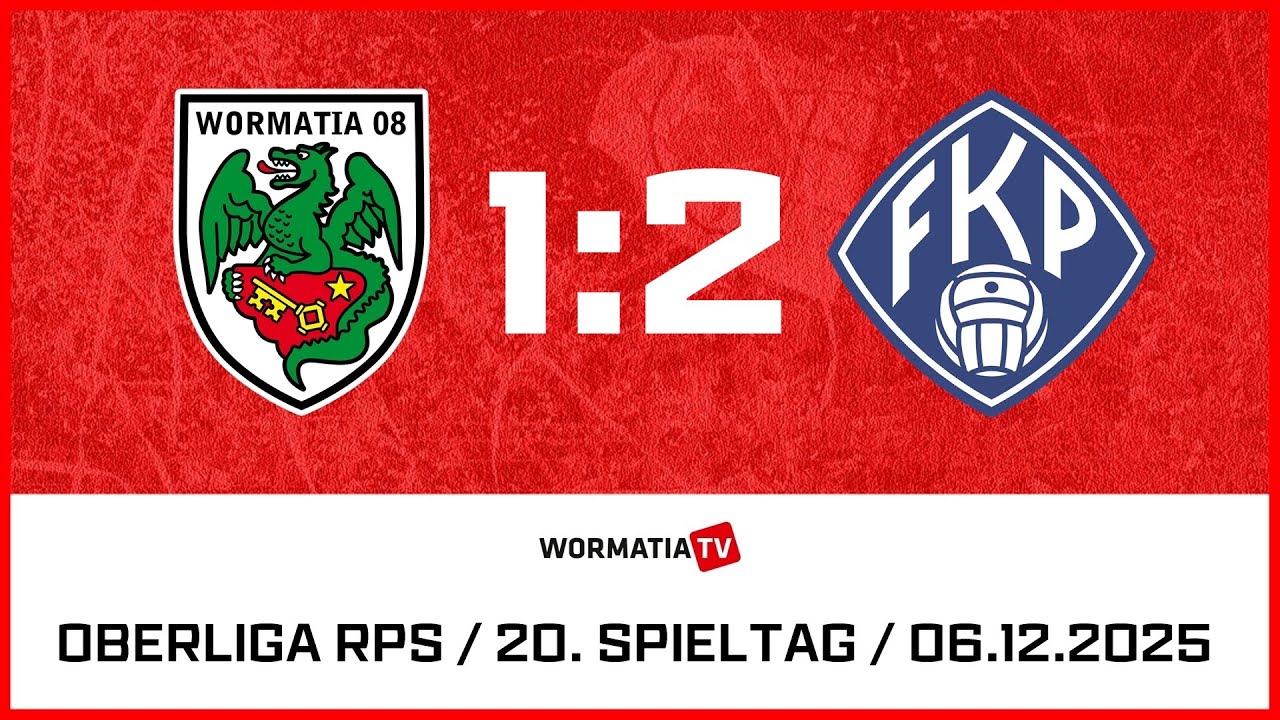 Highlights Wormatia Worms vs FK Pirmasens 1:2 (06.12.2025)