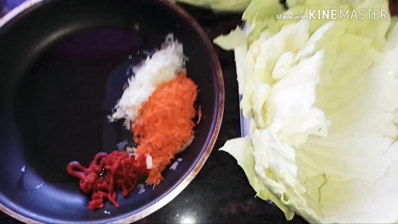Chou farcie à la viande hachée ملفوف محشي