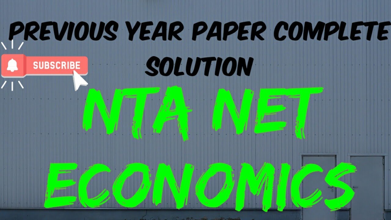 #06 NTA NET ECONOMICS 2020 PREVIOUS YEAR SOLUTIONS DEC-2012