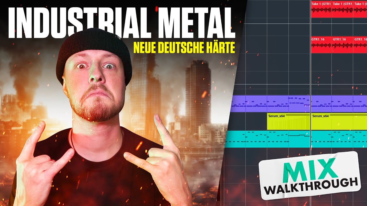 How to make Industrial Metal (Neue Deutsche H&auml;rte) -  Mix Walkthrough