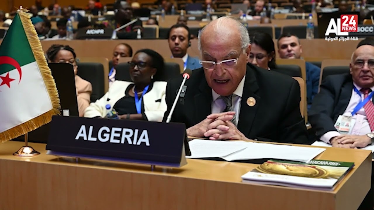 كلمة وزير الخارجية الجزائري أحمد عطاف حول البند المتعلق بالقضية الفلسطينية