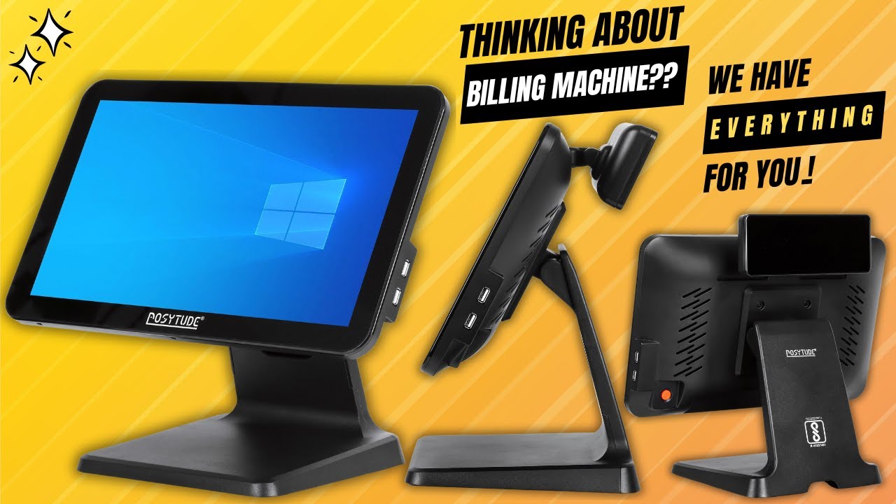 POSYTUDE RAZE 17 | Restaurant Billing Machine | Supermarket Billing Machine | Touch Billing Machine