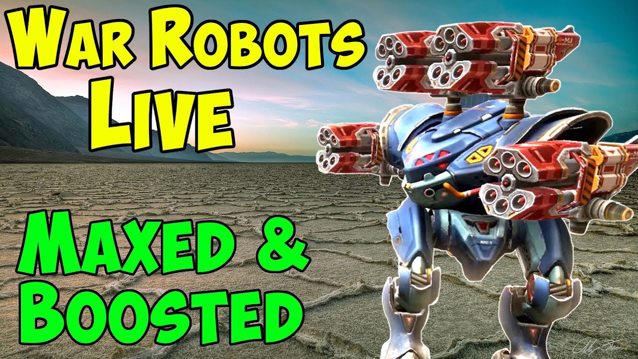 Max level & All Boosters OP Hangar - 2 Hours War Robots Gameplay WR