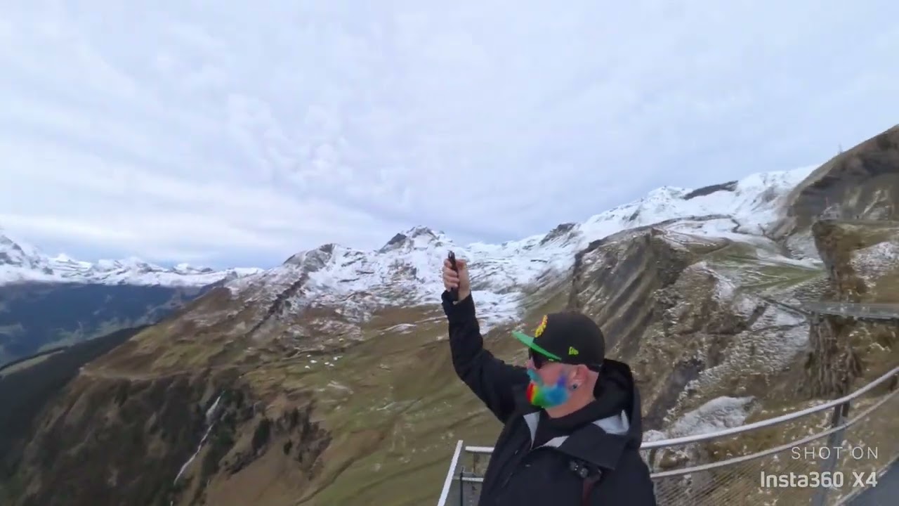 Grindelwald First Cliff Walk - Action360 X4 Bullettime