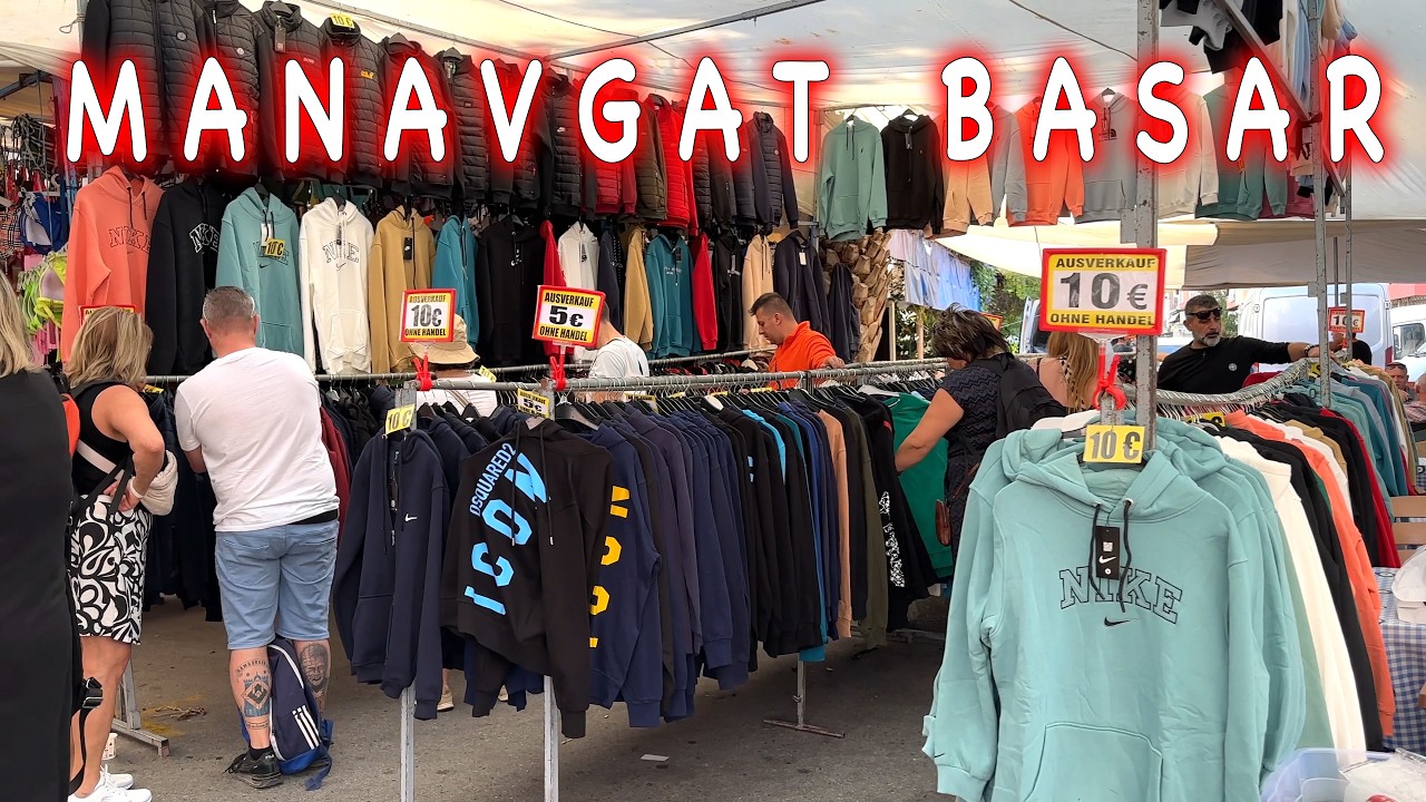 MANAVGAT MONTAGS Basar. Markt ANTALYA TÜRKEI. SHOPPING TURKIYE #side #antalya #bazaar #manavgat