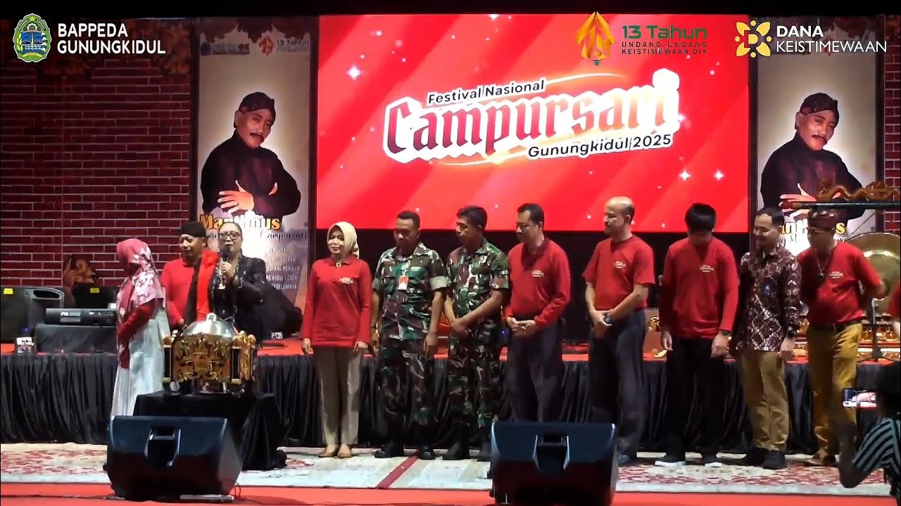 FESTIVAL NASIONAL CAMPURSARI 2025 DI GEDUNG TAMAN BUDAYA GUNUNGKIDUL