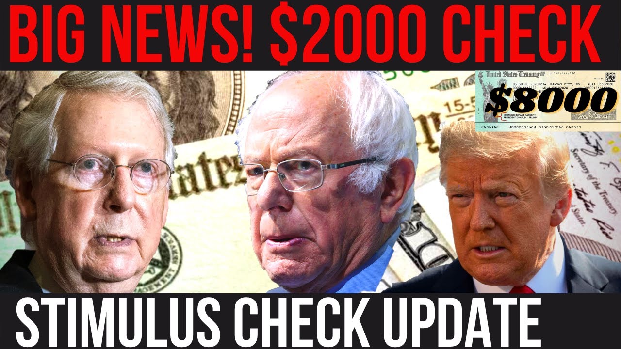 HUGE NEWS! $2000 Second Stimulus Check Update | Second Stimulus Check Update