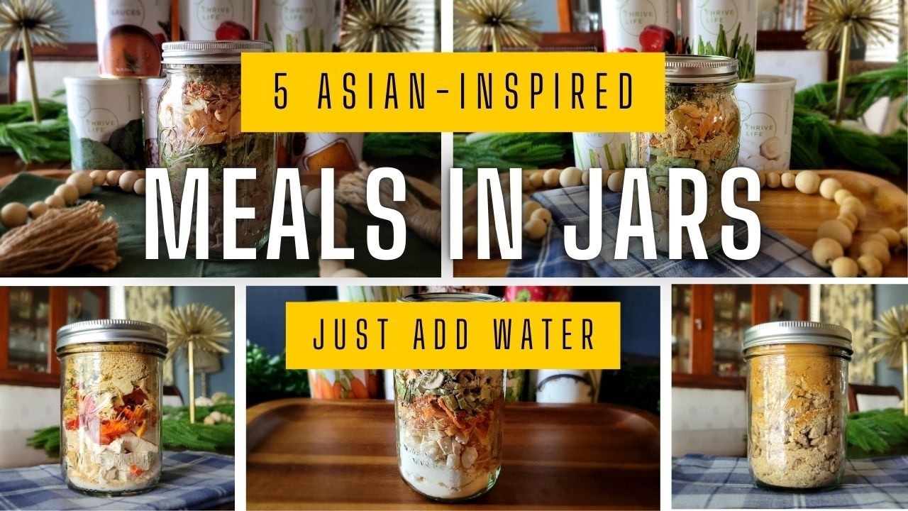 Asian-Inspired Meal in a Jar Recipes - Just Add Water!