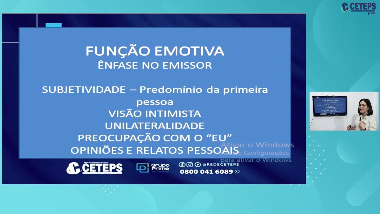 Comunicação e expressão em língua portuguesa