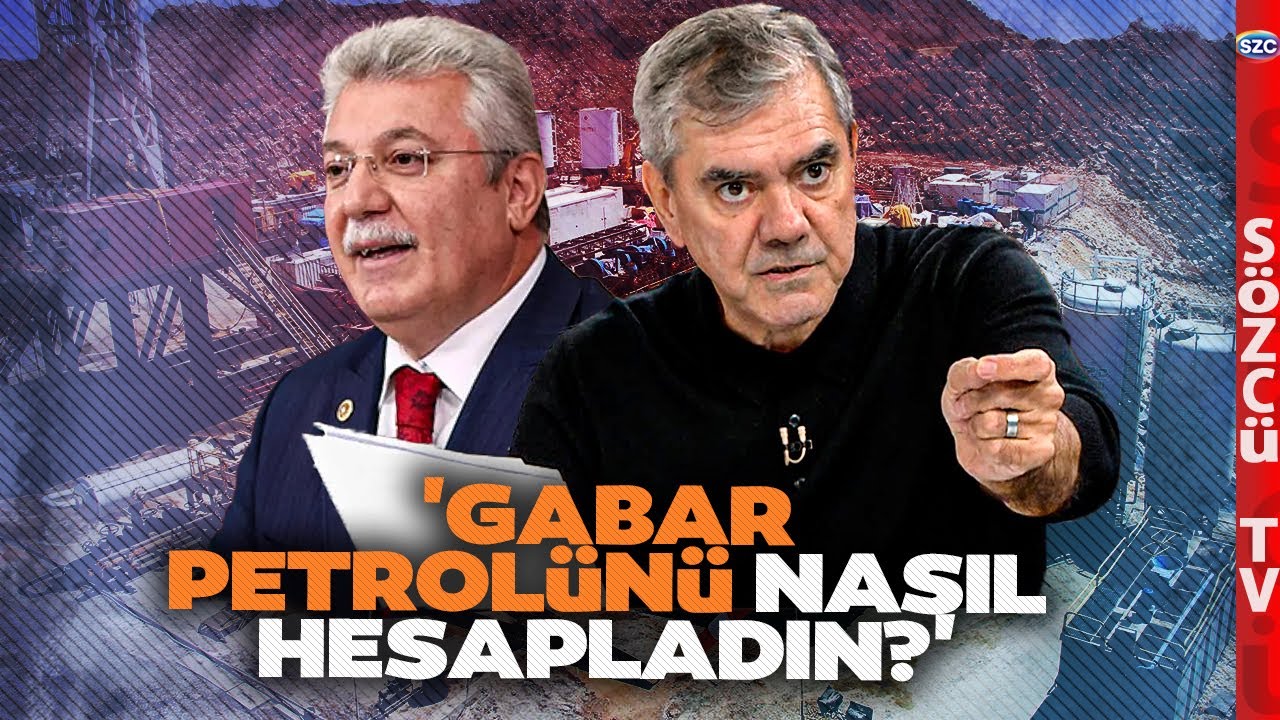 Yılmaz Özdil Muhammet Emin Akbaşoğlu'na 'Gabar Petrolü Çıkışı! 'Senin Matematiğin Bu Kadar'