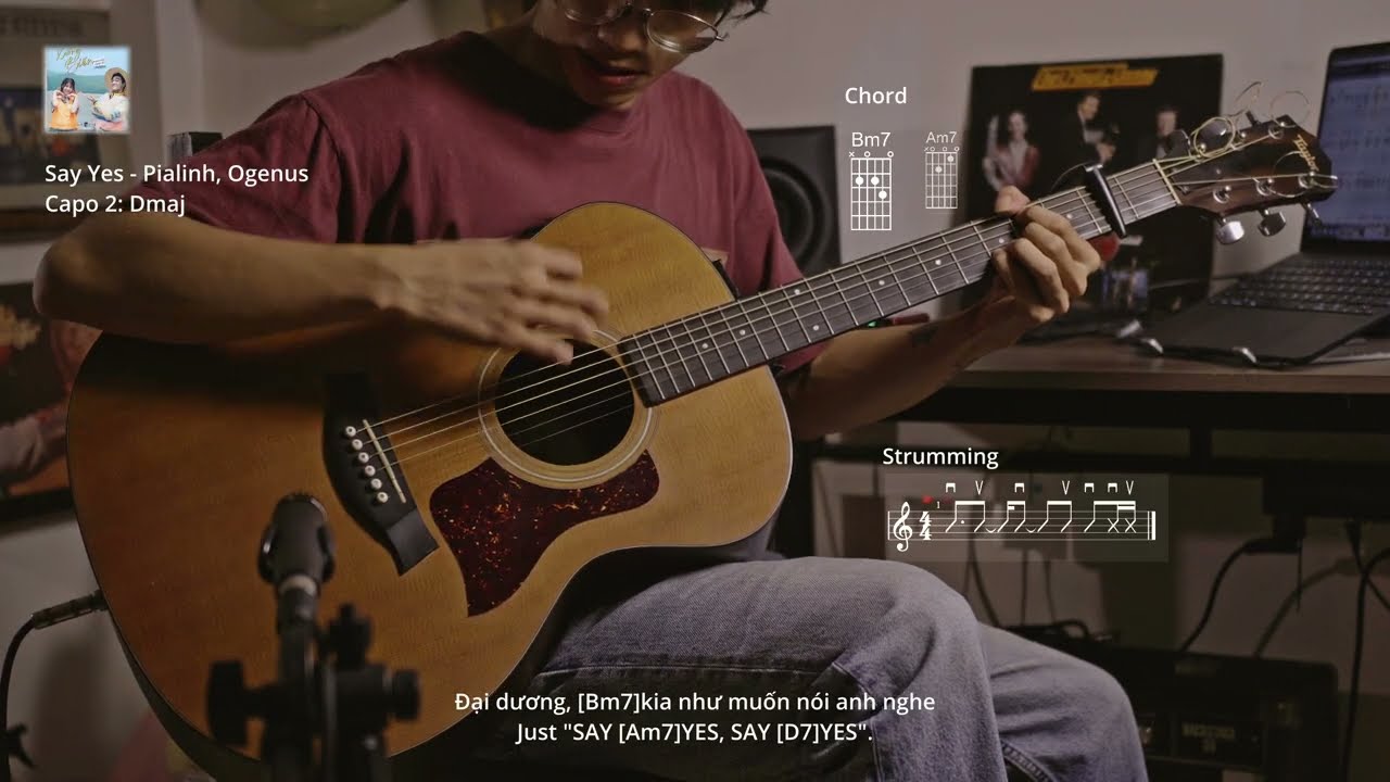Tập Đàn bằng Hợp Âm Chuẩn: Say Yes - OgeNus, PiaLinh