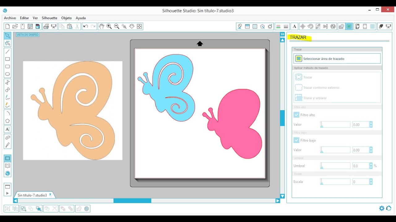 Aprende a Trazar una imagen JPG con Silhouette Studio (Español)