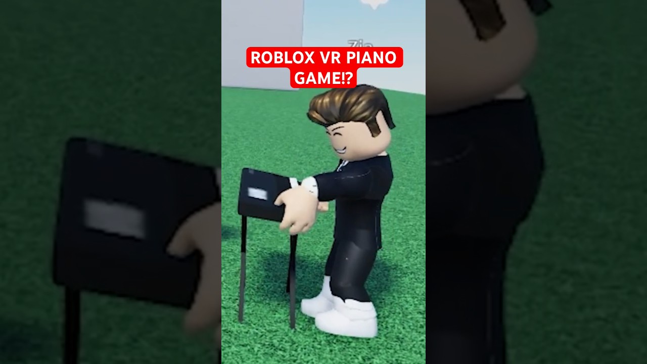 ROBLOX VR PIANO GAME!? #roblox #piano #vr