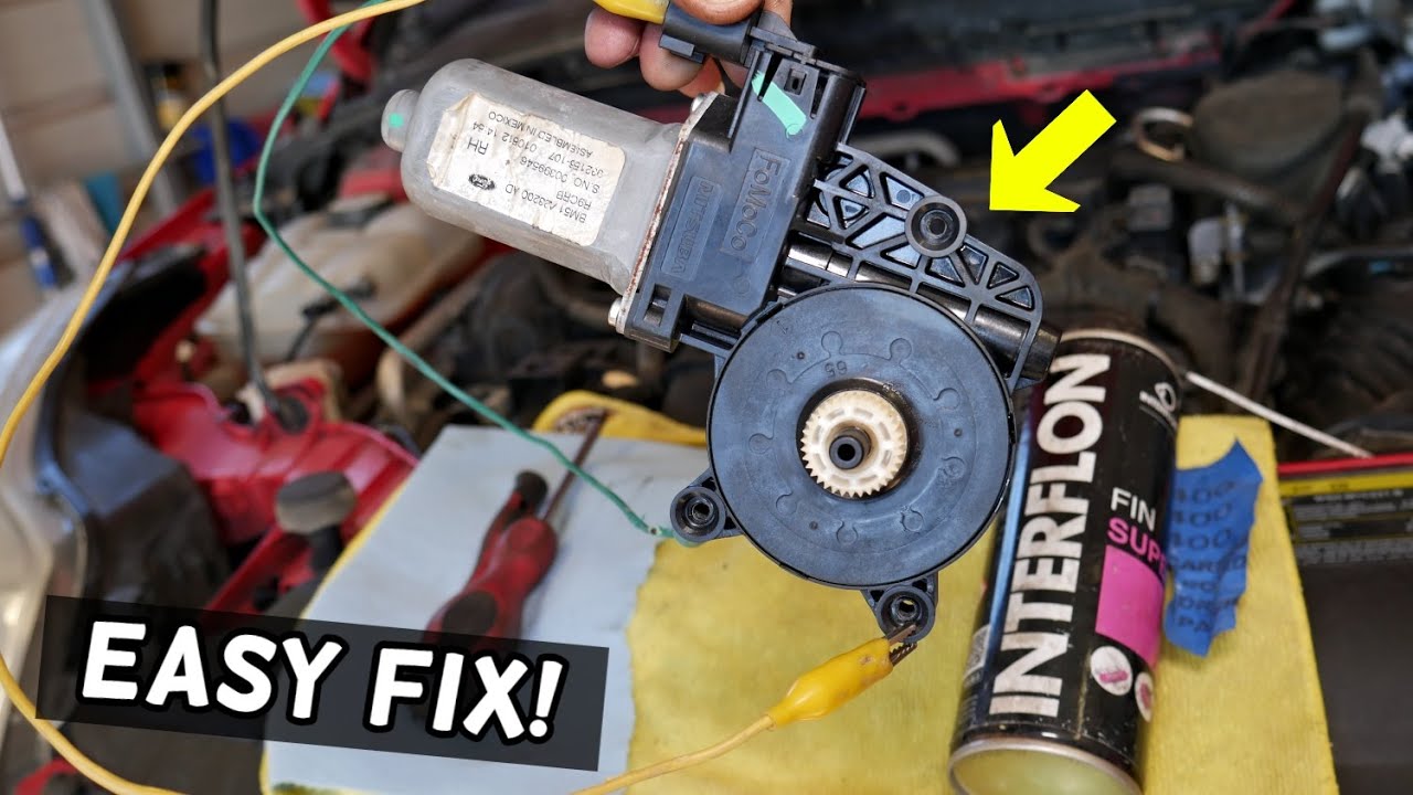 HOW TO FIX WINDOW MOTOR, CAR WINDOW DOES NOT GO UP DOWN FIX