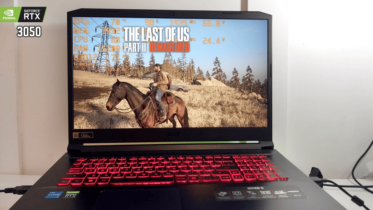 The Last of Us Part 2 - Acer Nitro 5 - RTX 3050 - Laptop + Best Settings (2025)