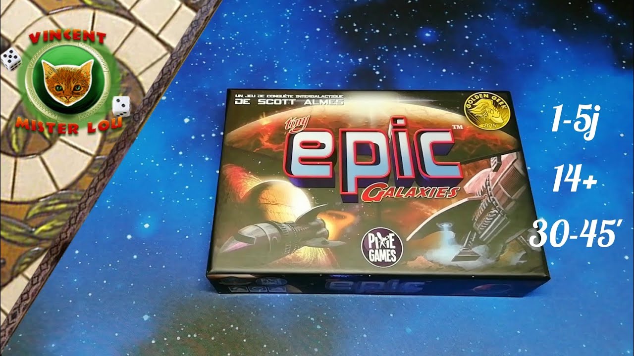 Une partie de Tiny Epic Galaxies (2 joueurs)