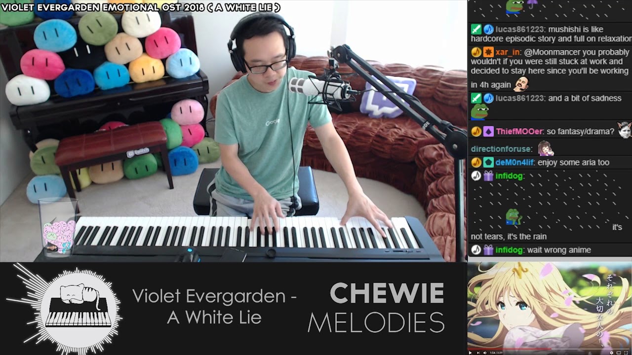 Violet Evergarden - A White Lie Piano Solo Cover