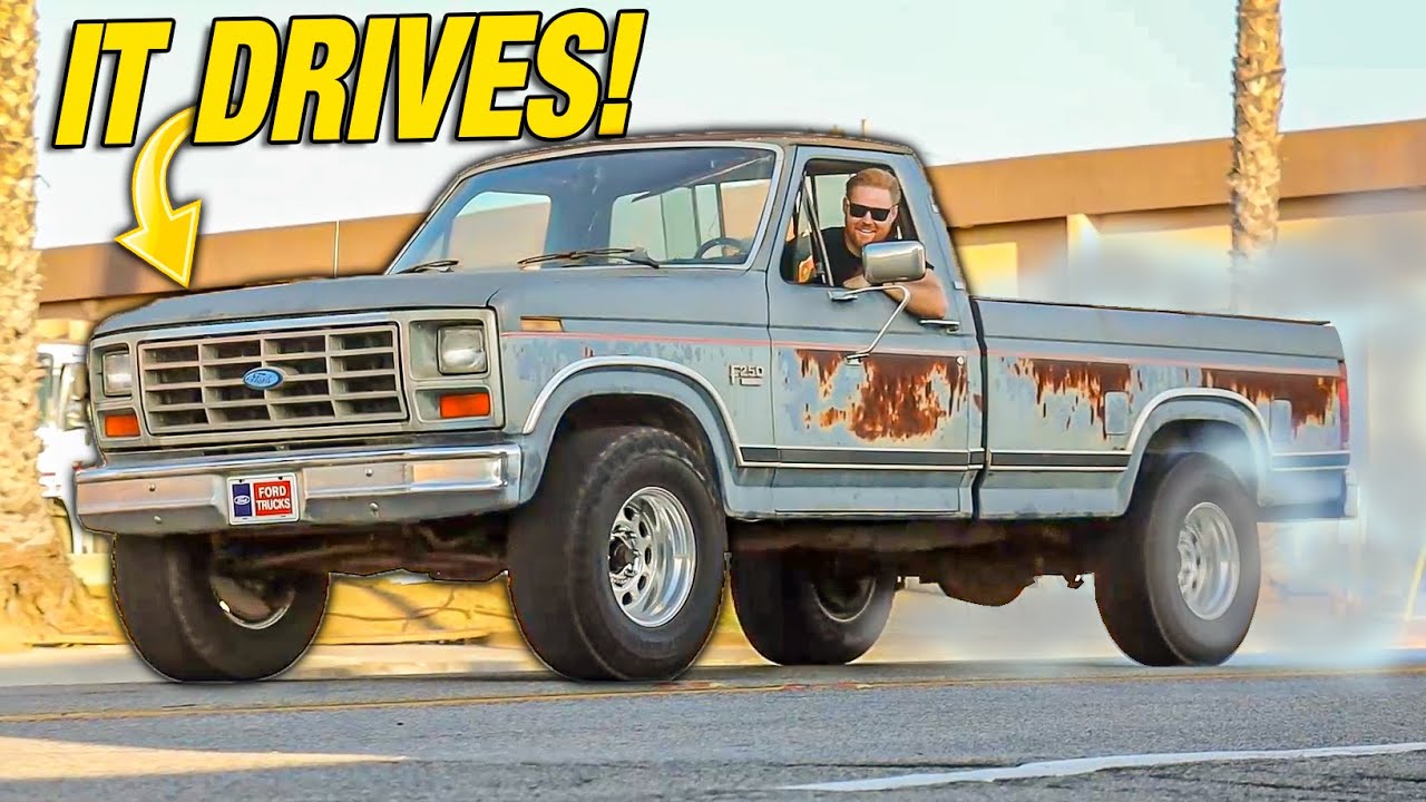 FORGOTTEN 1986 Ford F250. First Drive In 20 YEARS!