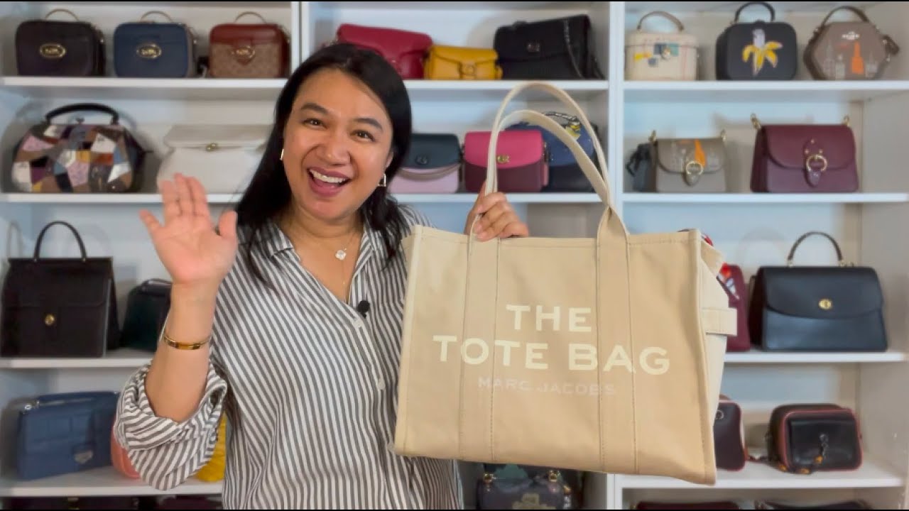 HOW I PROTECT My MARC JACOBS LARGE TOTE BAG WHEN I TRAVEL. What bag organizer I used.