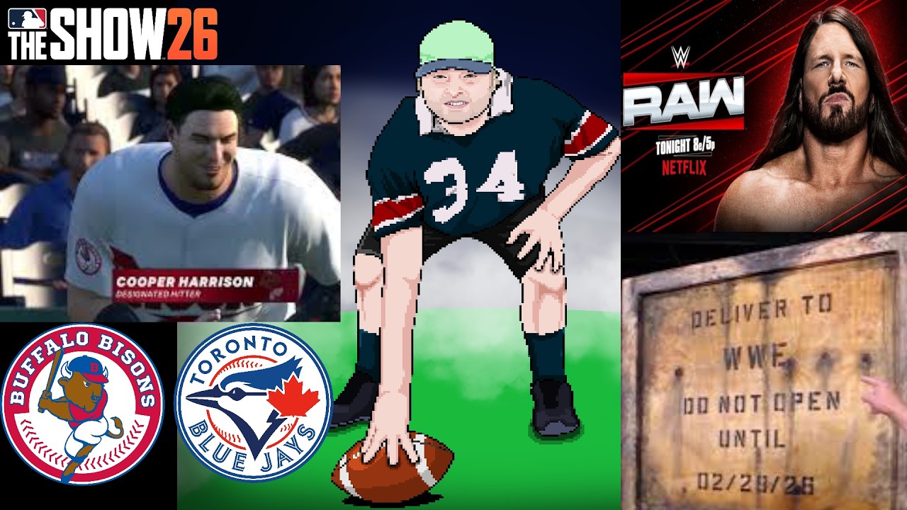 MLB The SHOW 25 Road to the SHOW | Blue Jays vs Mets | WWE RAW Feb 23 2026