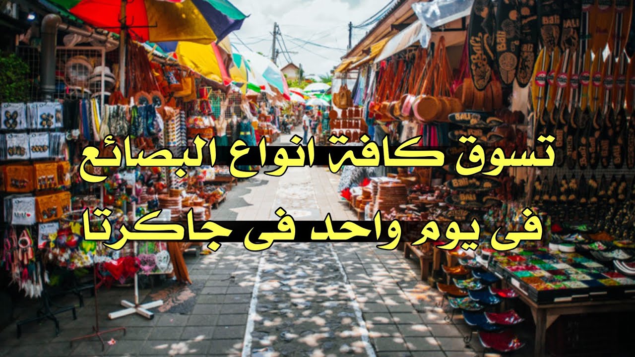 يوم واحد للتسوق وشراء بضائع متنوعة فى جاكرتا اندونيسيا shopping in jakarta one day