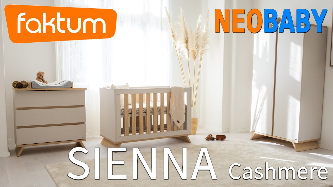SIENNA Cashmere - Faktum baba bútorcsalád - átalakítható 120x60-as kiságy