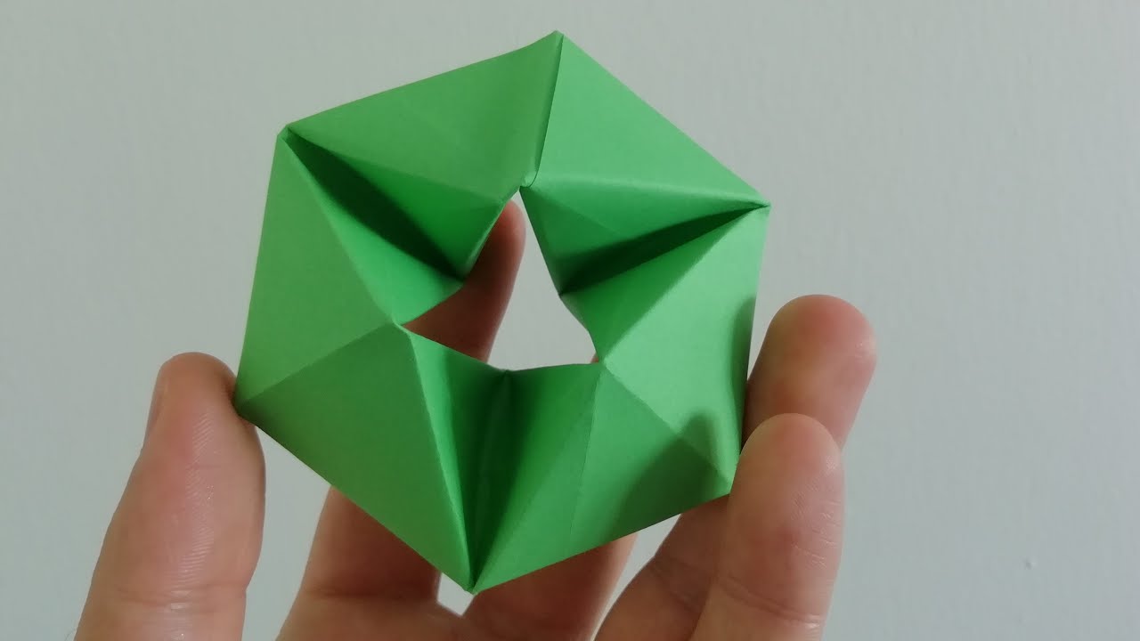 Sonsuza Kadar Dönen Origami - Eğlenceli Origami / Stres Atıcı Hareket Eden Origami
