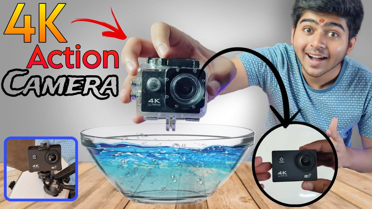 4K Action Camera Review | Best Waterproof vlogging Camera | Go Pro 4K first copy