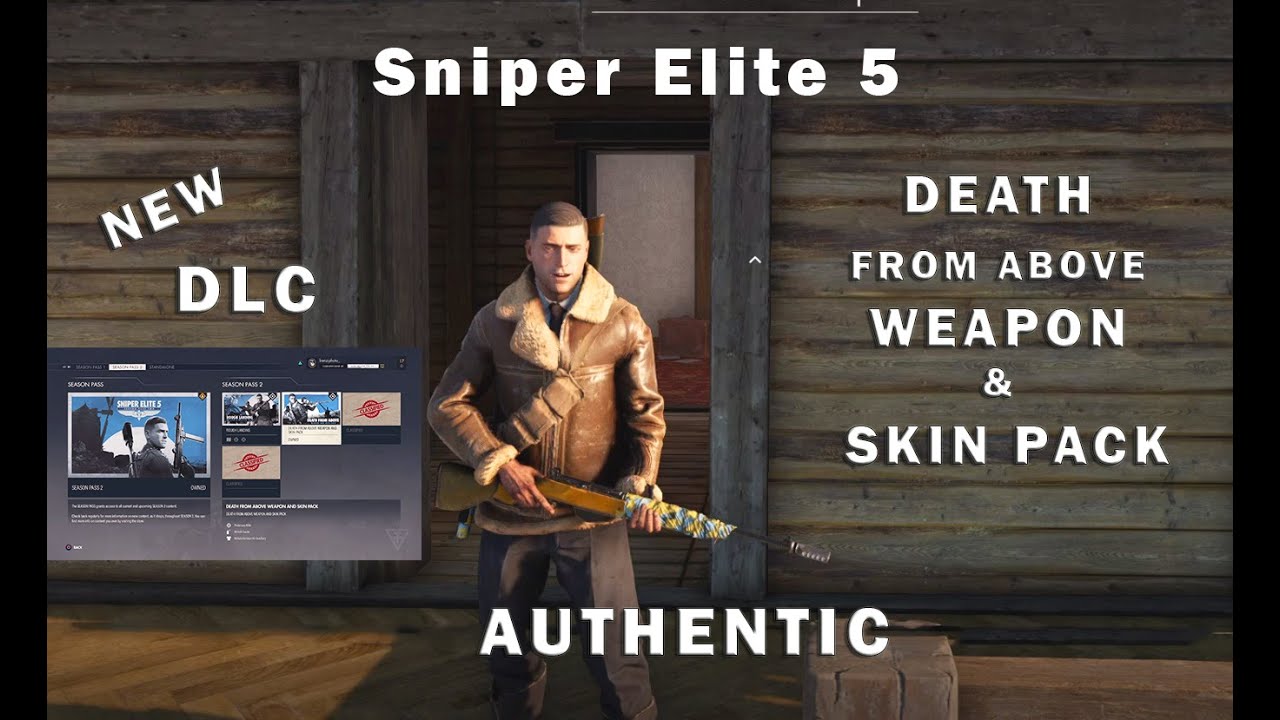 Sniper Elite 5: NEW DLC | Death from Above Weapon & Skin Pack | WEAPON TEST [AUTHENTIC]
