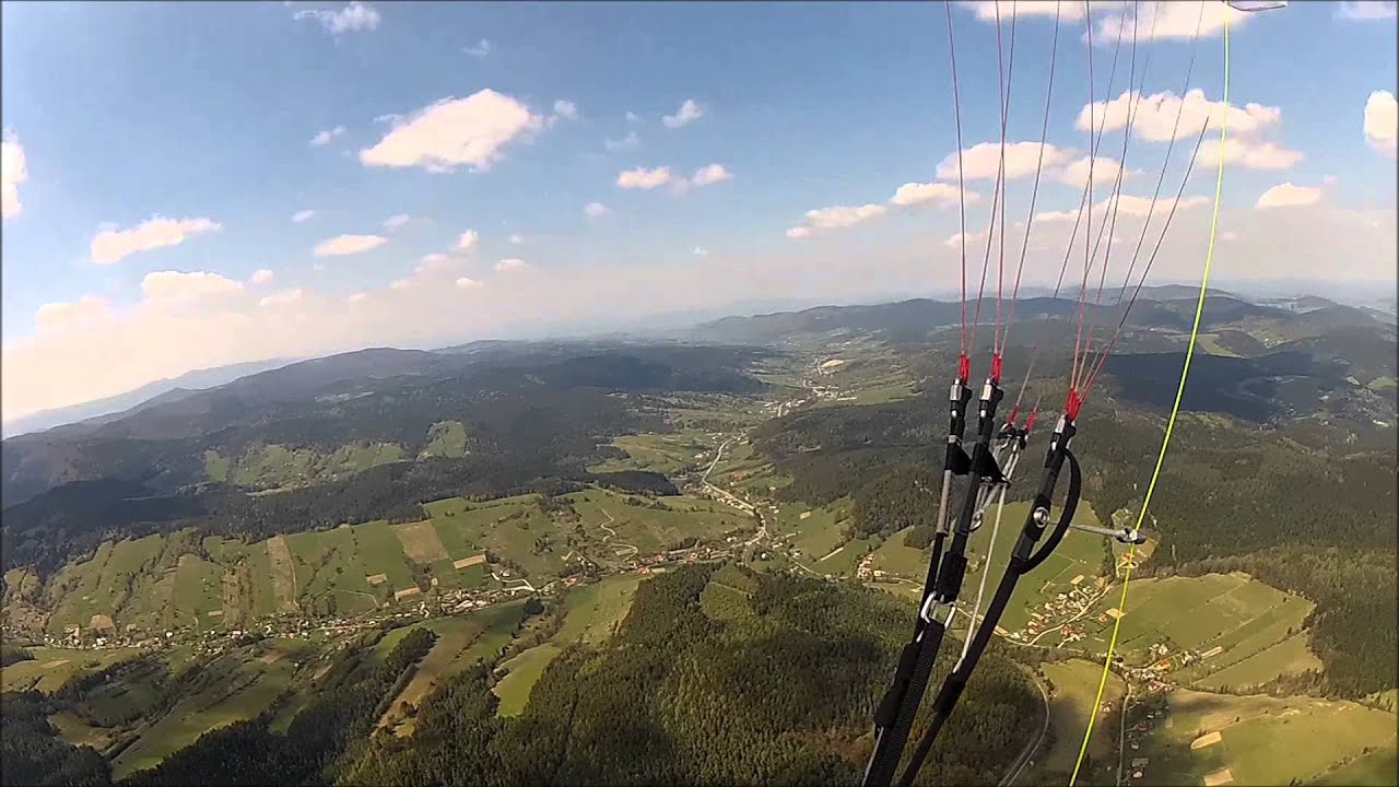 Jaworzyna Krynicka /paralotnie/ - szybka wykrętka