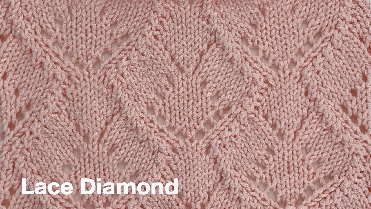 Lace Diamond | Knitting Stitch Patterns