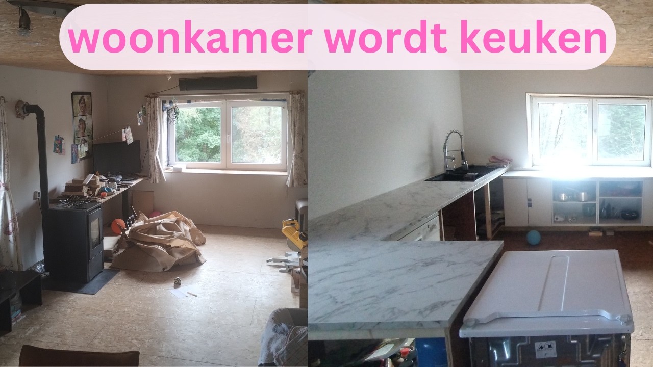 EP1 woonkamer wordt keuken - ik doe alles zelf - inclusief de fouten