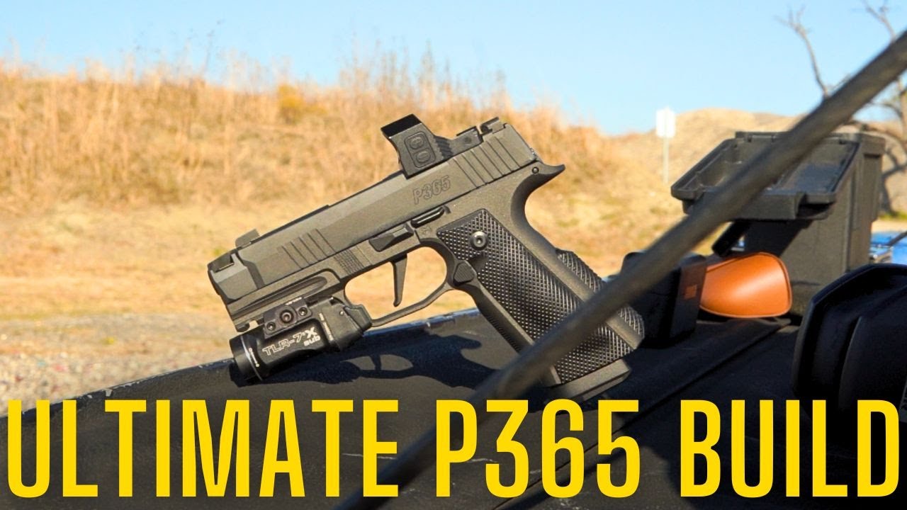SIG P365 с самой плоской траекторией полета пули.