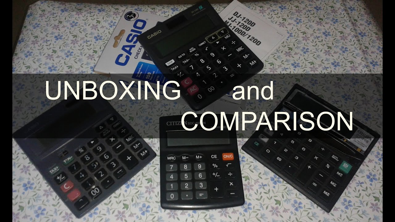 Casio MJ-120D Best calculator for commerce...UNBOXING and COMPARISON | Indian consumer