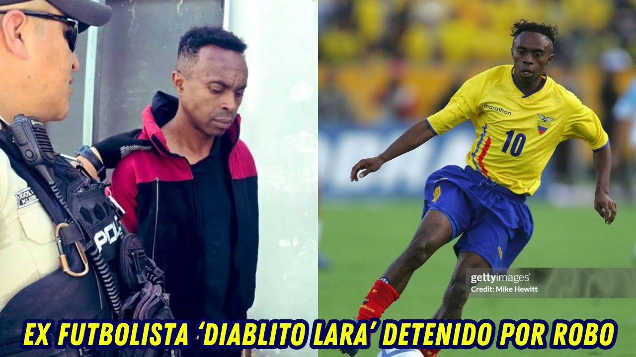 Christian &ldquo;Diablito&rdquo; Lara, ex futbolista, es detenido por presunto robo en Quito