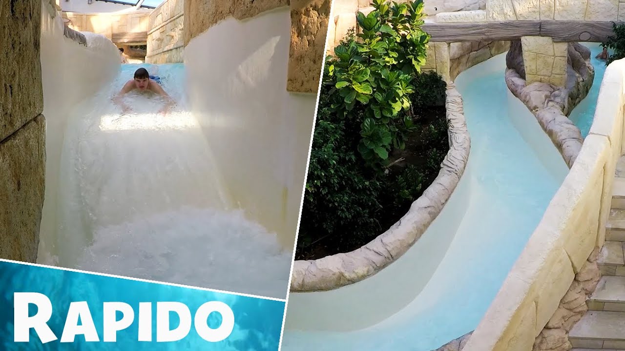 Super Wildwaterbaan!! Rapido in Aqualibi, Walibi Belgium [Onslide & Offslide]