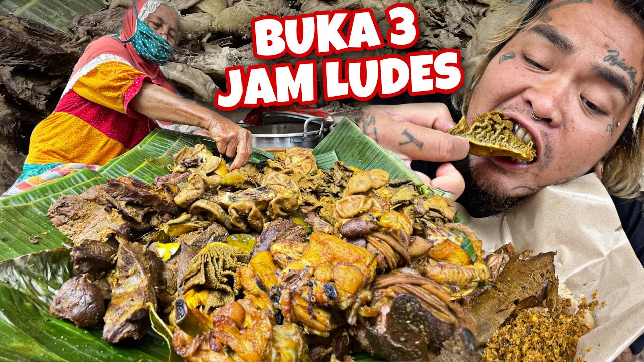 SARAPAN ANEKA JEROAN DI PASAR BESAR MALANG..!!! Nasi madura buk tuni