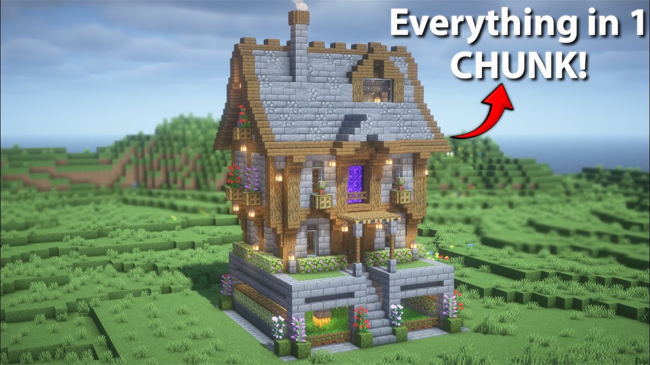 🏡 Minecraft Survival Base Tutorial &ndash; Everything in Just One Chunk!