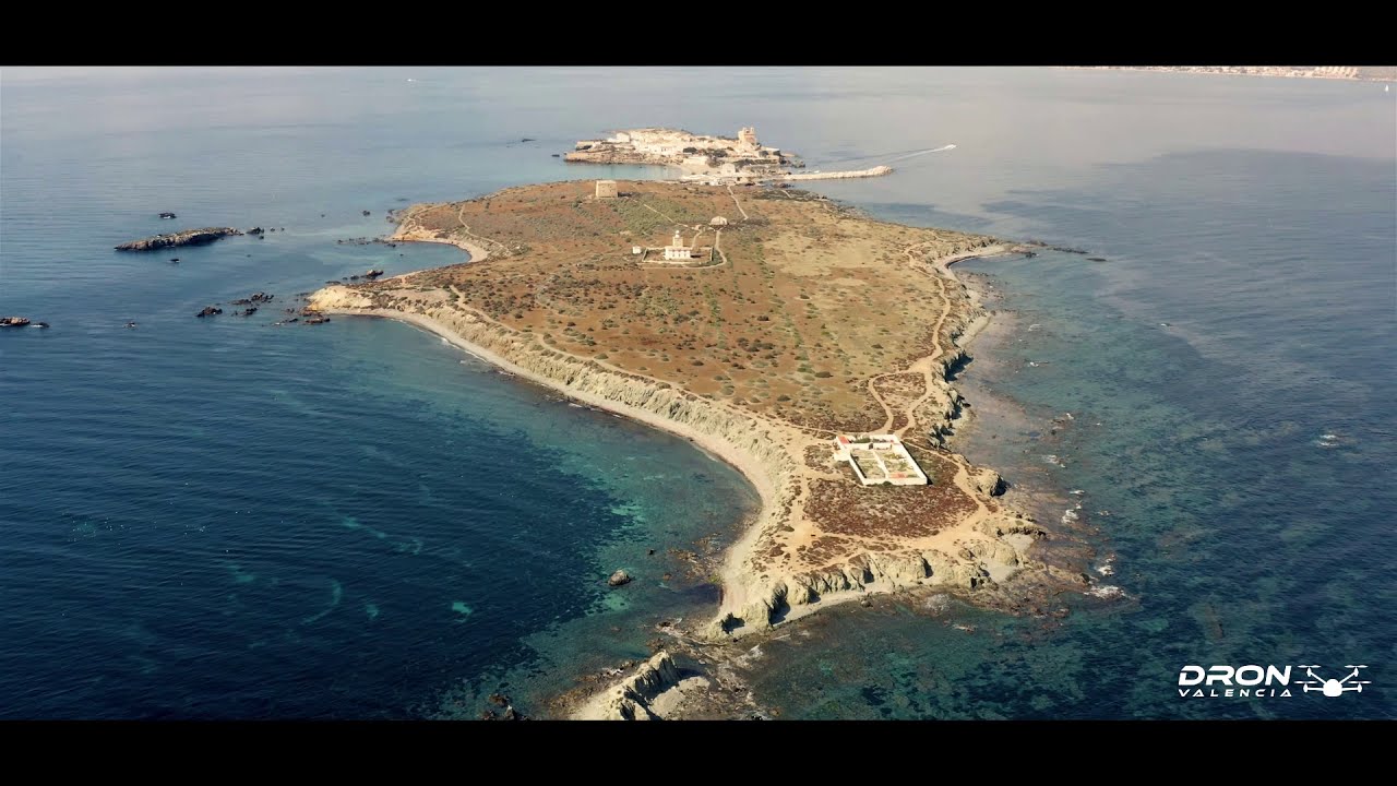 ISLA DE TABARCA A VISTA DE DRON