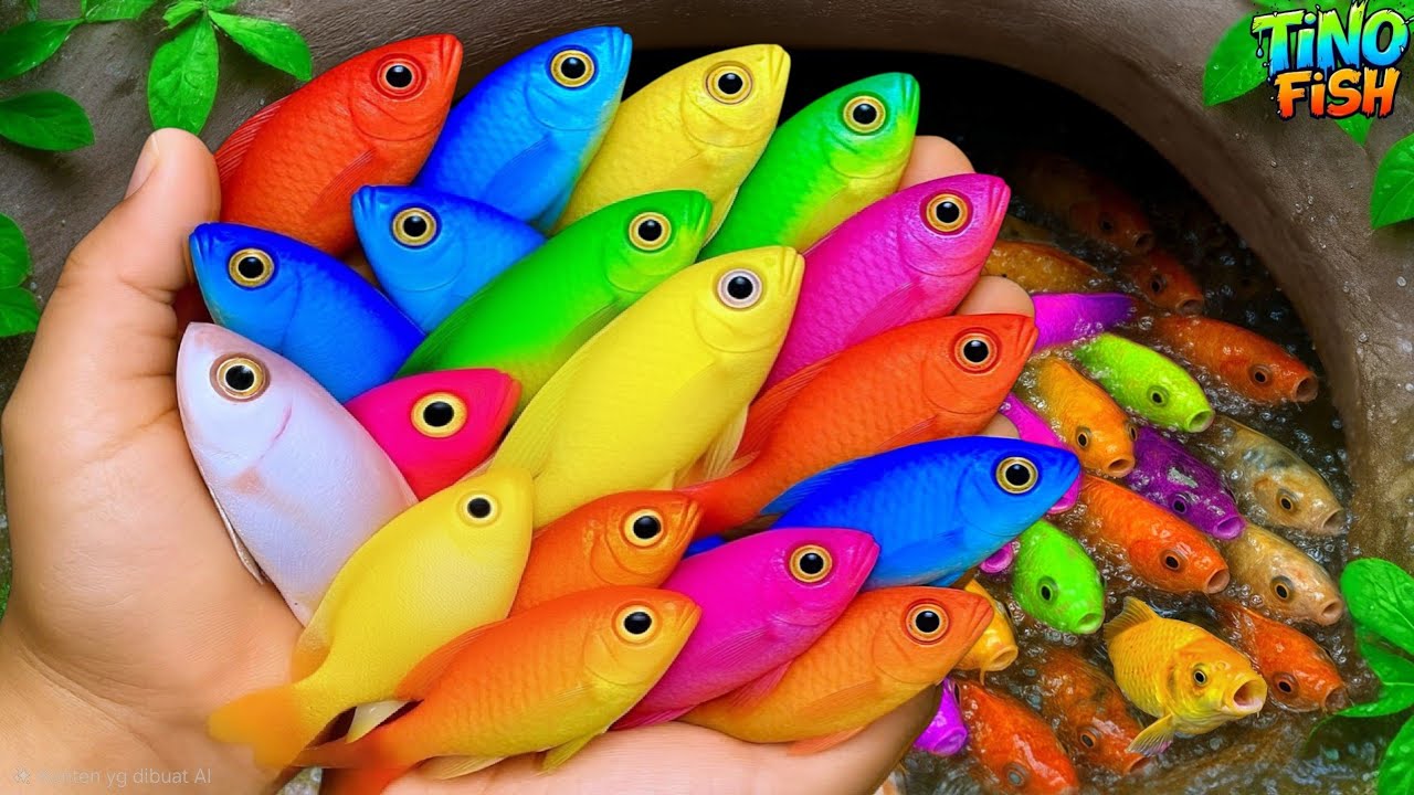 Catch beautiful aquarium fish in tiny pond, pencil fish, platy fish, glass fish, guppies, eel, koi 🐠